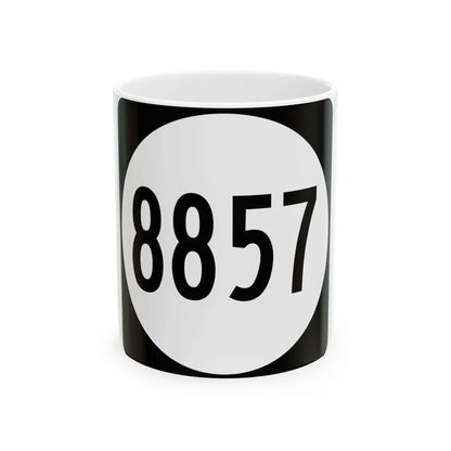 PR tertiary 8857 (Puerto Rico) (Road Sign) White Coffee Mug 11oz - Go Mug Yourself