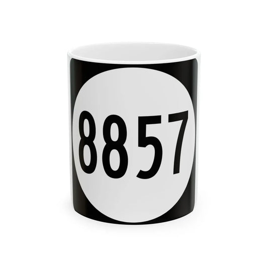 PR tertiary 8857 (Puerto Rico) (Road Sign) White Coffee Mug 11oz - Go Mug Yourself