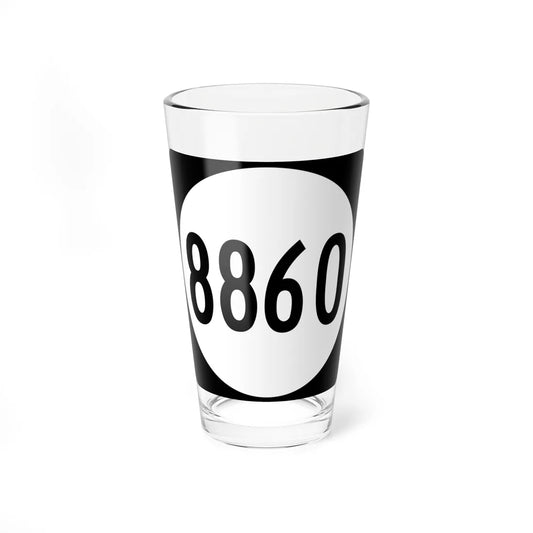 PR tertiary 8860 (Puerto Rico) (Road Sign) Pint Glass 16oz 16oz - Go Mug Yourself