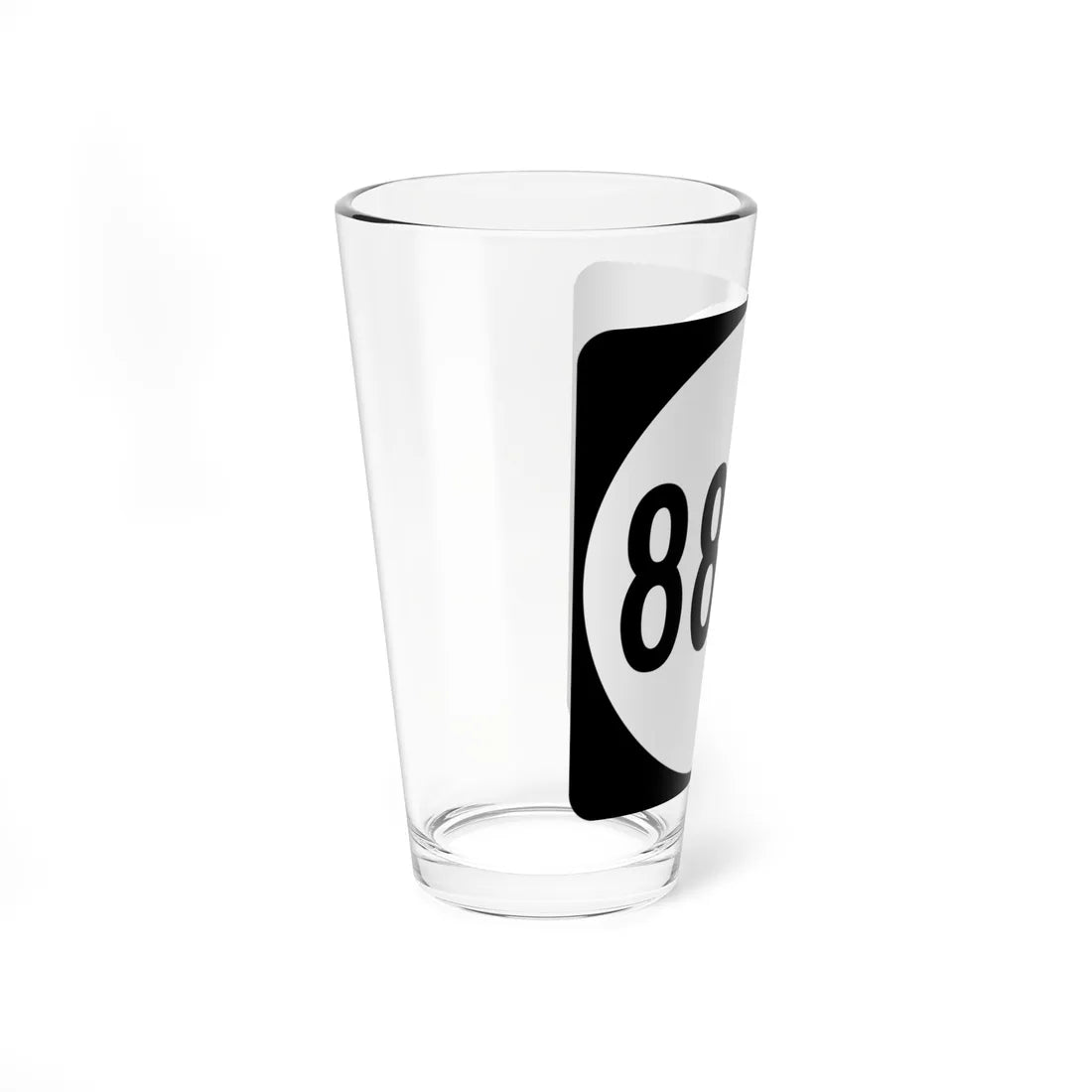 PR tertiary 8860 (Puerto Rico) (Road Sign) Pint Glass 16oz - Go Mug Yourself
