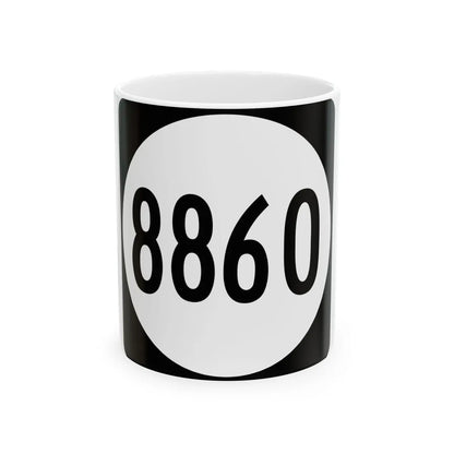 PR tertiary 8860 (Puerto Rico) (Road Sign) White Coffee Mug 11oz - Go Mug Yourself