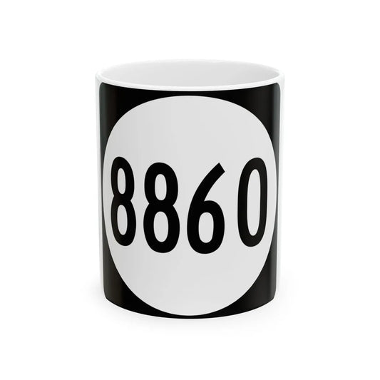 PR tertiary 8860 (Puerto Rico) (Road Sign) White Coffee Mug 11oz - Go Mug Yourself