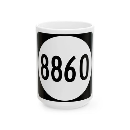 PR tertiary 8860 (Puerto Rico) (Road Sign) White Coffee Mug 15oz - Go Mug Yourself