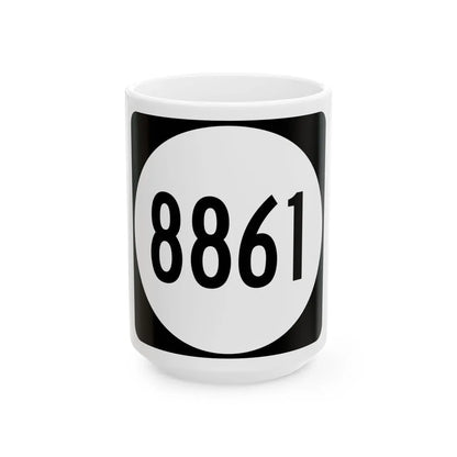 PR tertiary 8861 (Puerto Rico) (Road Sign) White Coffee Mug 15oz - Go Mug Yourself