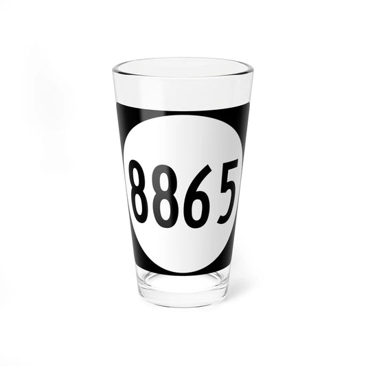 PR tertiary 8865 (Puerto Rico) (Road Sign) Pint Glass 16oz 16oz - Go Mug Yourself