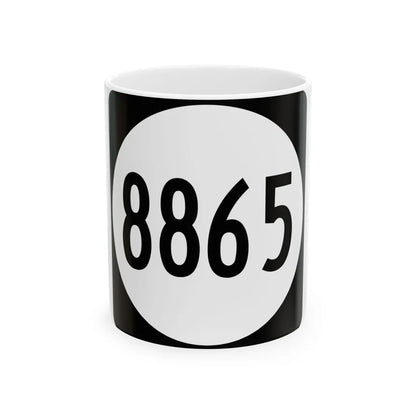 PR tertiary 8865 (Puerto Rico) (Road Sign) White Coffee Mug 11oz - Go Mug Yourself