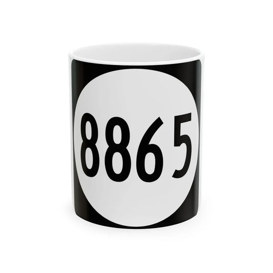 PR tertiary 8865 (Puerto Rico) (Road Sign) White Coffee Mug 11oz - Go Mug Yourself