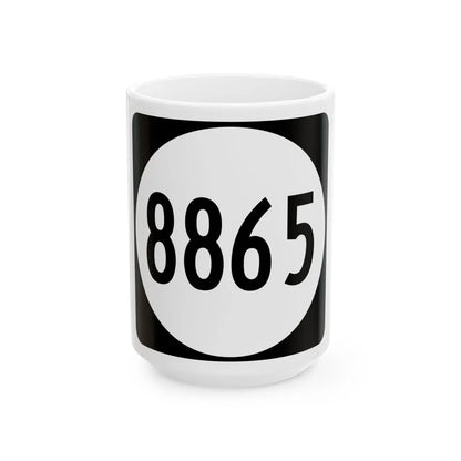 PR tertiary 8865 (Puerto Rico) (Road Sign) White Coffee Mug 15oz - Go Mug Yourself