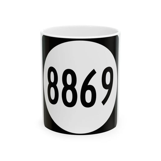 PR tertiary 8869 (Puerto Rico) (Road Sign) White Coffee Mug 11oz - Go Mug Yourself