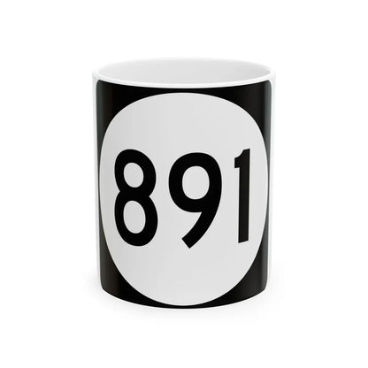 PR tertiary 891 (Puerto Rico) (Road Sign) White Coffee Mug 11oz - Go Mug Yourself