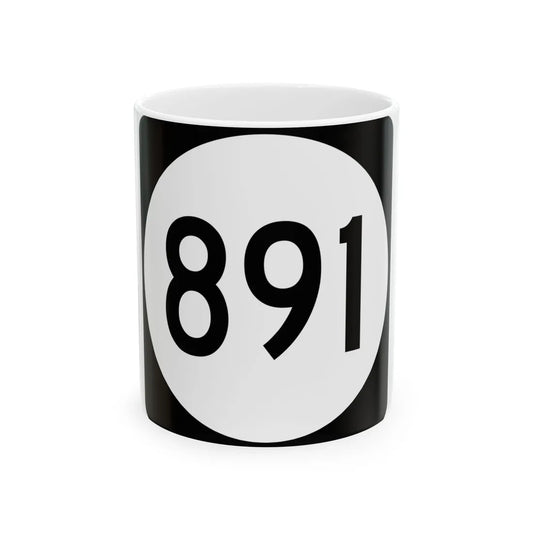 PR tertiary 891 (Puerto Rico) (Road Sign) White Coffee Mug 11oz - Go Mug Yourself