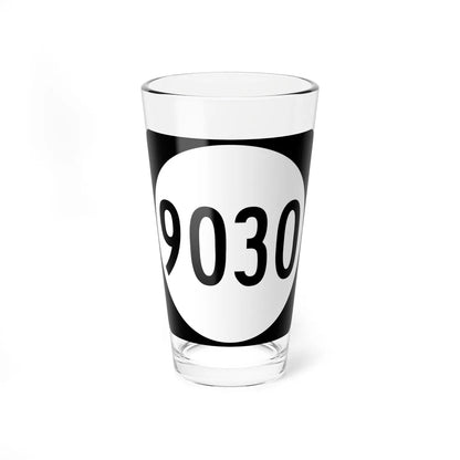 PR tertiary 9030 (Puerto Rico) (Road Sign) Pint Glass 16oz 16oz - Go Mug Yourself