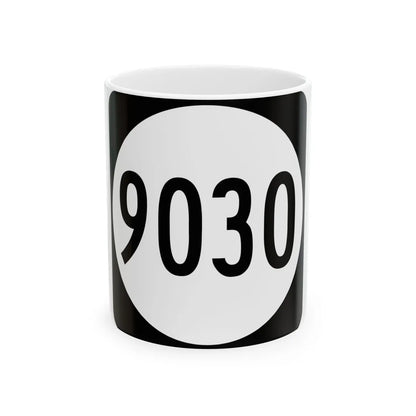 PR tertiary 9030 (Puerto Rico) (Road Sign) White Coffee Mug 11oz - Go Mug Yourself
