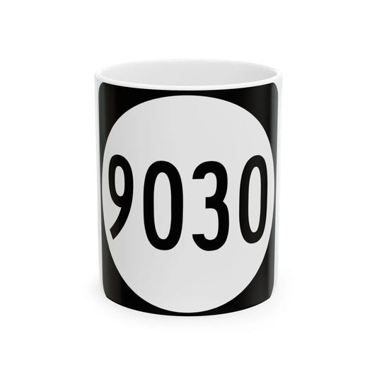 PR tertiary 9030 (Puerto Rico) (Road Sign) White Coffee Mug 11oz - Go Mug Yourself