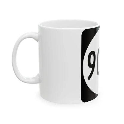 PR tertiary 9030 (Puerto Rico) (Road Sign) White Coffee Mug - Go Mug Yourself