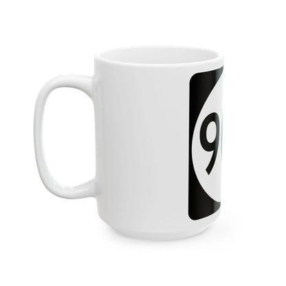 PR tertiary 908 (Puerto Rico) (Road Sign) White Coffee Mug - Go Mug Yourself