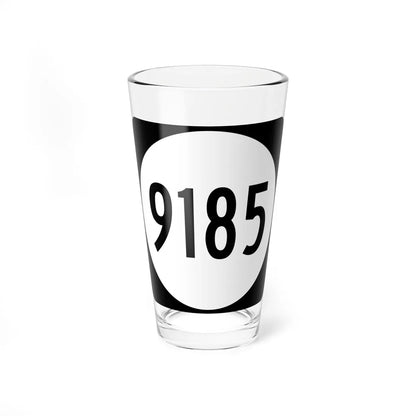 PR tertiary 9185 (Puerto Rico) (Road Sign) Pint Glass 16oz 16oz - Go Mug Yourself