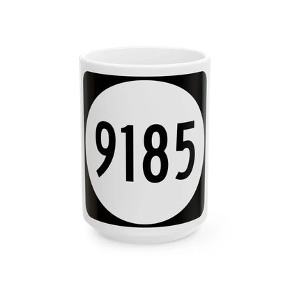 PR tertiary 9185 (Puerto Rico) (Road Sign) White Coffee Mug 15oz - Go Mug Yourself