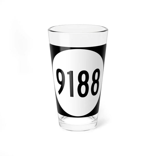 PR tertiary 9188 (Puerto Rico) (Road Sign) Pint Glass 16oz 16oz - Go Mug Yourself