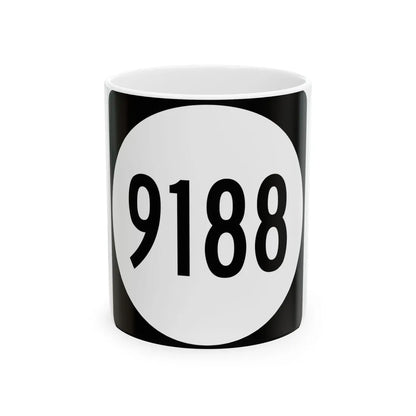 PR tertiary 9188 (Puerto Rico) (Road Sign) White Coffee Mug 11oz - Go Mug Yourself