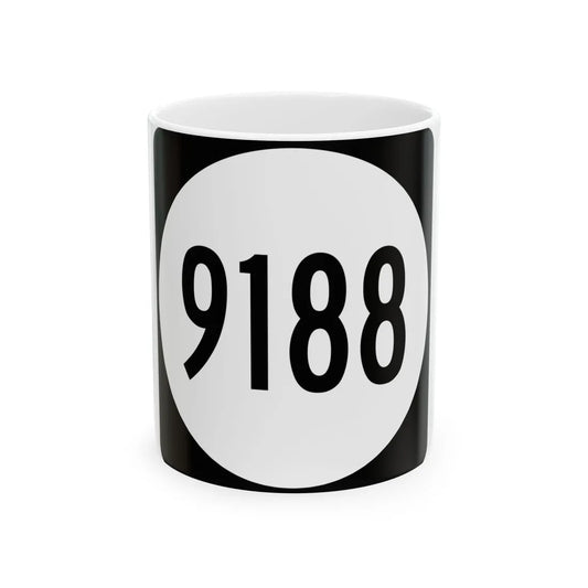 PR tertiary 9188 (Puerto Rico) (Road Sign) White Coffee Mug 11oz - Go Mug Yourself