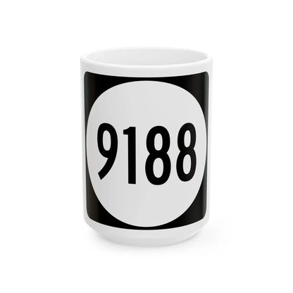 PR tertiary 9188 (Puerto Rico) (Road Sign) White Coffee Mug 15oz - Go Mug Yourself
