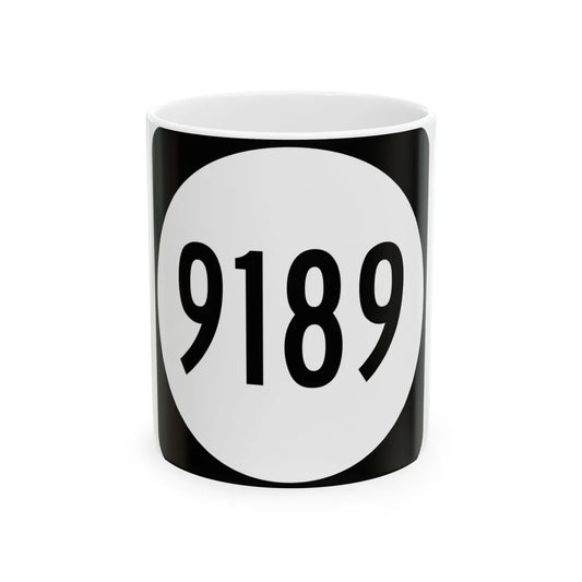 PR tertiary 9189 (Puerto Rico) (Road Sign) White Coffee Mug 11oz - Go Mug Yourself