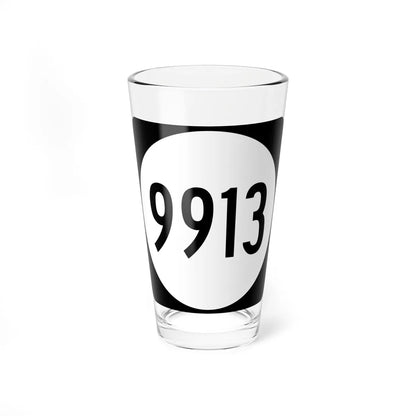 PR tertiary 9913 (Puerto Rico) (Road Sign) Pint Glass 16oz - Go Mug Yourself