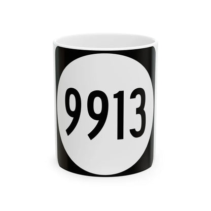 PR tertiary 9913 (Puerto Rico) (Road Sign) White Coffee Mug 11oz - Go Mug Yourself