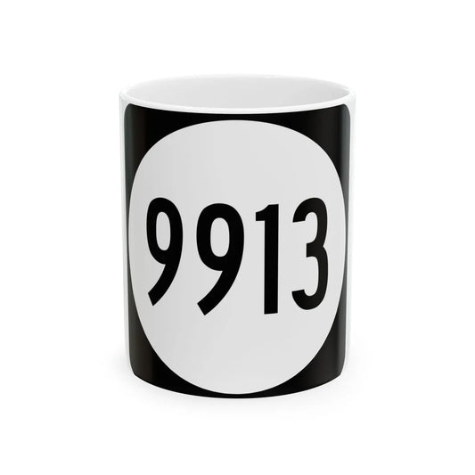 PR tertiary 9913 (Puerto Rico) (Road Sign) White Coffee Mug 11oz - Go Mug Yourself