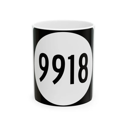 PR tertiary 9918 (Puerto Rico) (Road Sign) White Coffee Mug 11oz - Go Mug Yourself
