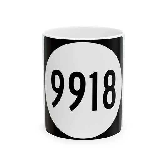 PR tertiary 9918 (Puerto Rico) (Road Sign) White Coffee Mug 11oz - Go Mug Yourself