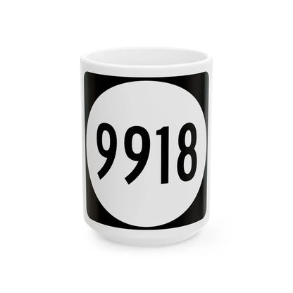PR tertiary 9918 (Puerto Rico) (Road Sign) White Coffee Mug 15oz - Go Mug Yourself