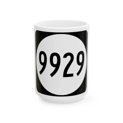 PR tertiary 9929 (Puerto Rico) (Road Sign) White Coffee Mug 15oz - Go Mug Yourself
