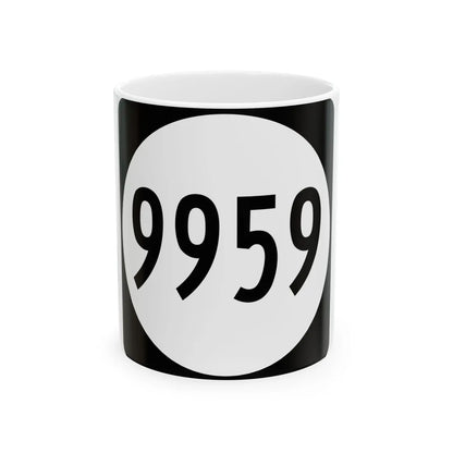 PR tertiary 9959 (Puerto Rico) (Road Sign) White Coffee Mug 11oz - Go Mug Yourself