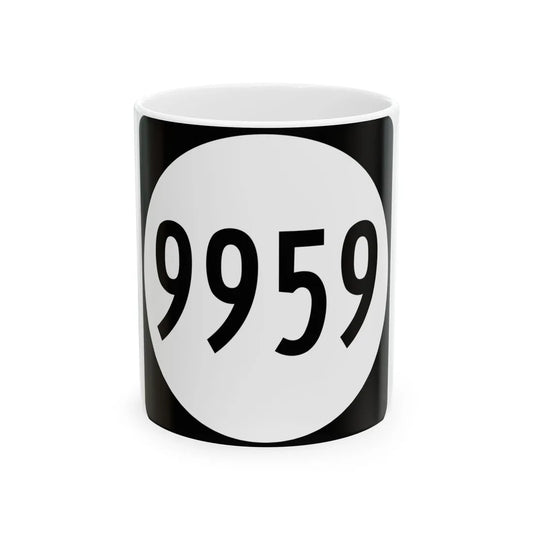 PR tertiary 9959 (Puerto Rico) (Road Sign) White Coffee Mug 11oz - Go Mug Yourself