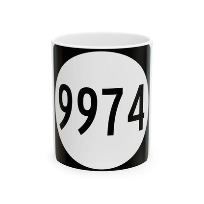 PR tertiary 9974 (Puerto Rico) (Road Sign) White Coffee Mug 11oz - Go Mug Yourself