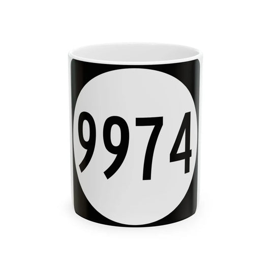 PR tertiary 9974 (Puerto Rico) (Road Sign) White Coffee Mug 11oz - Go Mug Yourself