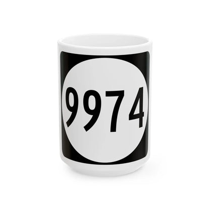 PR tertiary 9974 (Puerto Rico) (Road Sign) White Coffee Mug 15oz - Go Mug Yourself