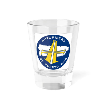 PR toll roads (Puerto Rico) (Road Sign) Shot Glass 1.5oz 1.5oz - Go Mug Yourself