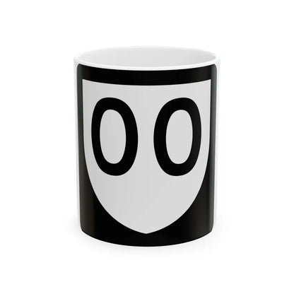 PR urban primary 00 (Puerto Rico) (Road Sign) White Coffee Mug 11oz - Go Mug Yourself