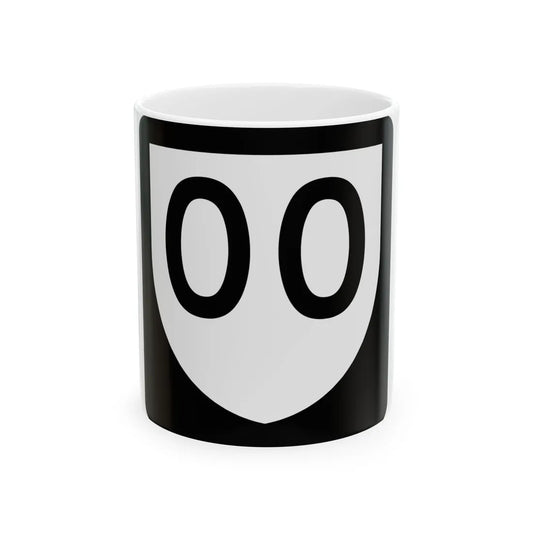 PR urban primary 00 (Puerto Rico) (Road Sign) White Coffee Mug 11oz - Go Mug Yourself