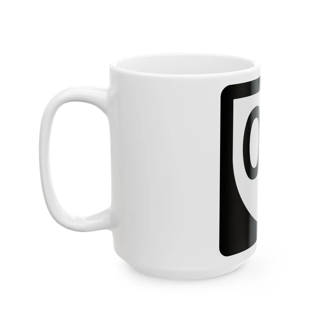 PR urban primary 00 (Puerto Rico) (Road Sign) White Coffee Mug - Go Mug Yourself