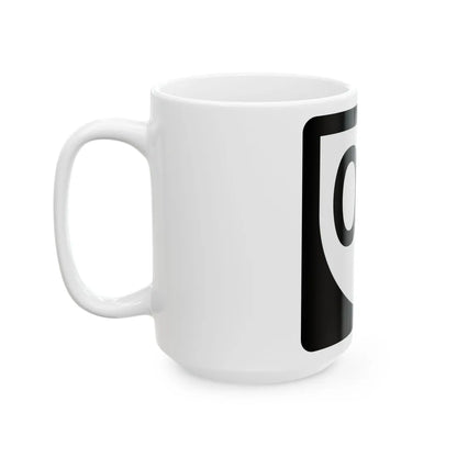 PR urban primary 00 (Puerto Rico) (Road Sign) White Coffee Mug - Go Mug Yourself