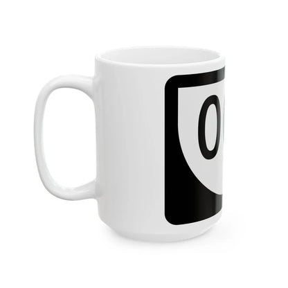 PR urban primary 000 (Puerto Rico) (Road Sign) White Coffee Mug - Go Mug Yourself