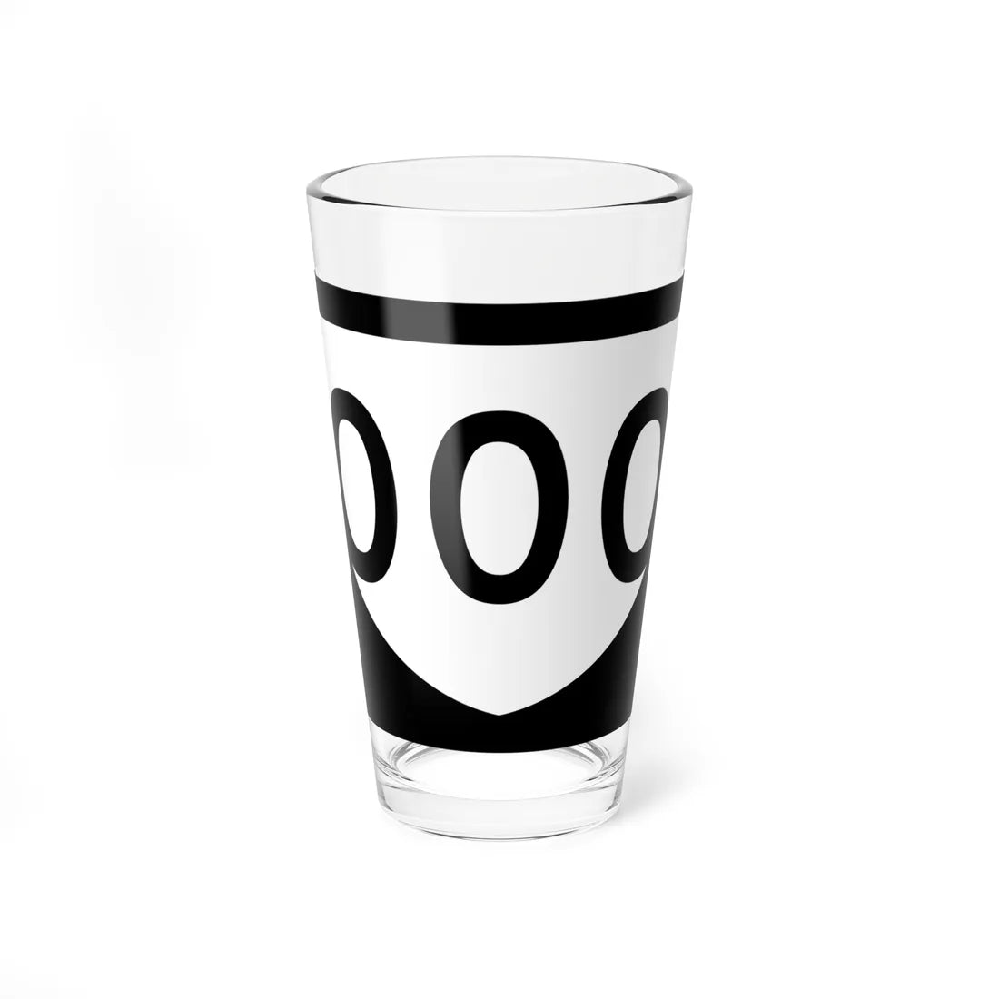PR urban primary 000 template (Puerto Rico) (Road Sign) Pint Glass 16oz 16oz - Go Mug Yourself