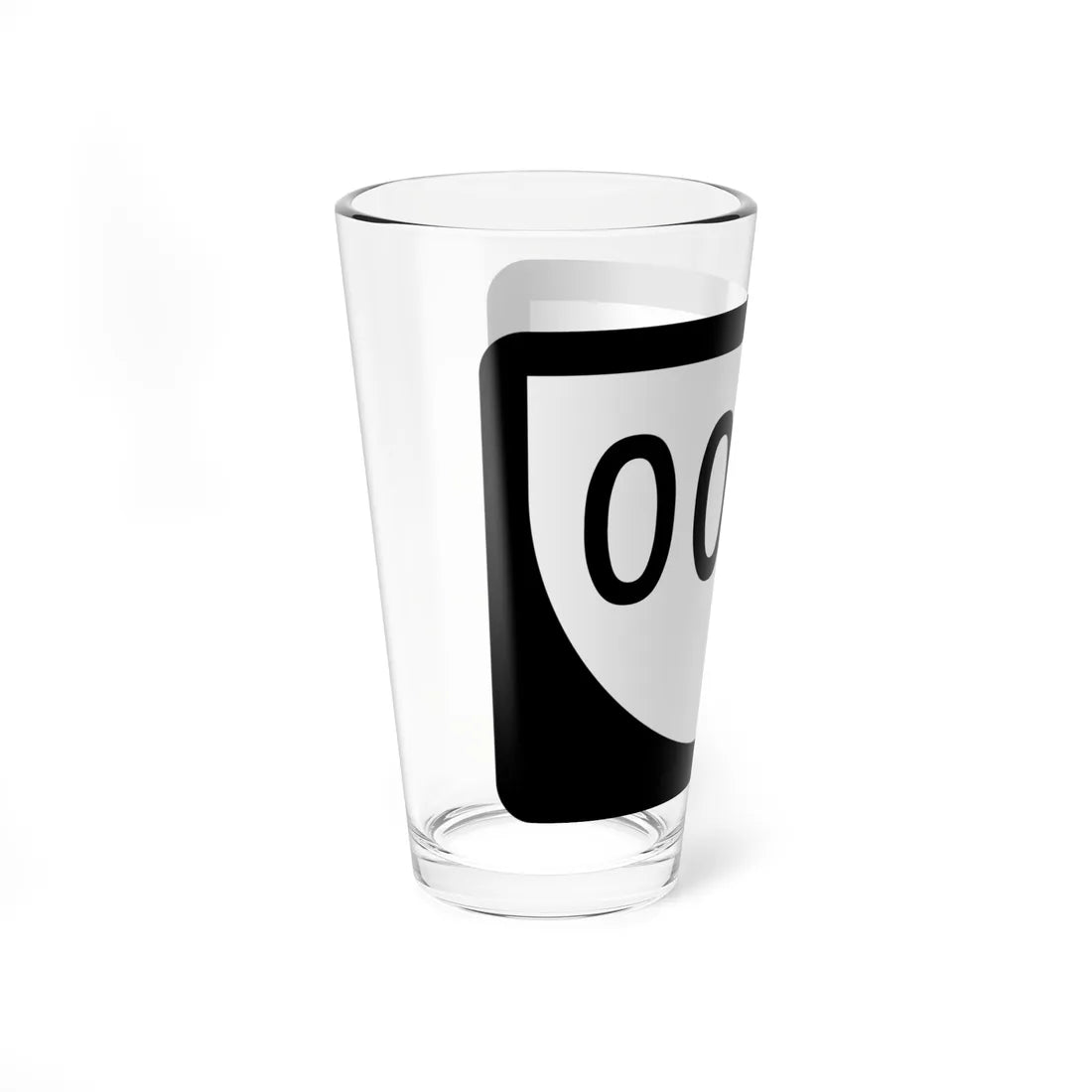 PR urban primary 0000 (Puerto Rico) (Road Sign) Pint Glass 16oz - Go Mug Yourself