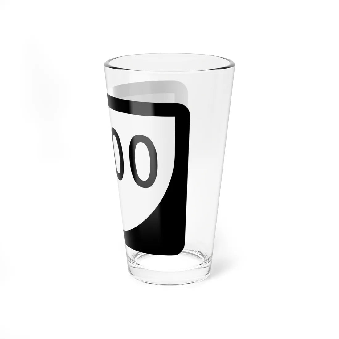 PR urban primary 0000 (Puerto Rico) (Road Sign) Pint Glass 16oz - Go Mug Yourself