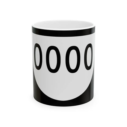 PR urban primary 0000 (Puerto Rico) (Road Sign) White Coffee Mug 11oz - Go Mug Yourself