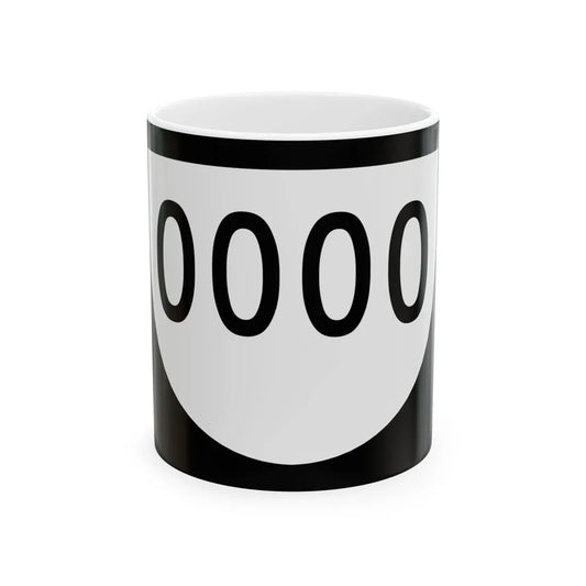 PR urban primary 0000 (Puerto Rico) (Road Sign) White Coffee Mug 11oz - Go Mug Yourself